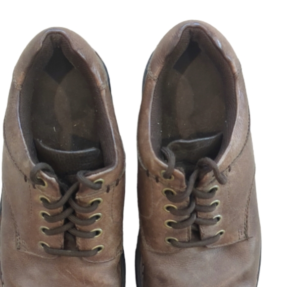 GBX Vintage Leather Shoes Laceup Senate Brown Size Men's 9M - Picture 6 of 8